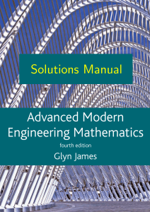 Solutions Manual to Advanced Modern Engi