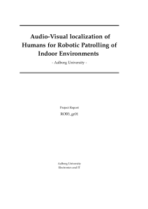 Audio-Visual localization of Humans for Robotic Patrolling of Indoor Environments