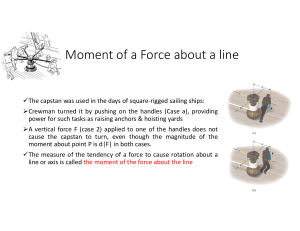 moment about a line