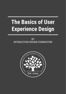 International Design Foundation - The Basics Of UX Design 2022