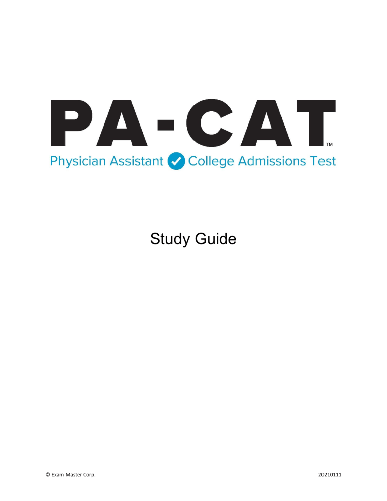 pa-cat-study-guide