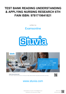 Stuvia-1503115-test-bank-reading-understanding-en-applying-nursing-research-6th-fain-isbn-9781719641821
