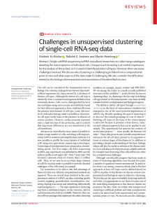 Challenges in unsupervised clustering of single-cell RNA-seq data