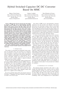 Hybrid Switched Capacitor DC-DC Converter Based On MMC
