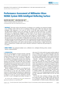 Performance Assessment of Millimeter-Wave NOMA