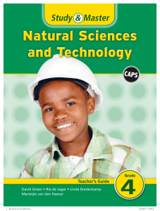 Study   Master Natural Sciences and Technology Grade 4 Teacher s Guide