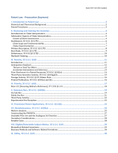 Patent Outline