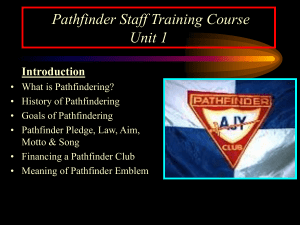 PP Pathfinder Staff Training 01 (Basic information)