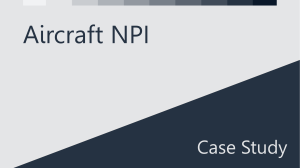 Aircraft NPI - Case Study