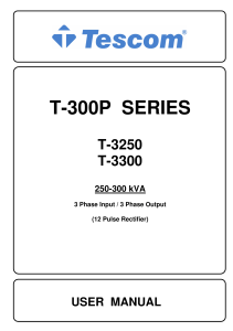 T-3100P UPS manua