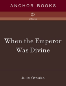 When the Emperor Was Divine (1)