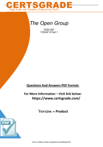 Ace Your OG0-091 TOGAF 9 Part 1 2023 Exam with These Proven Tips and Strategies.