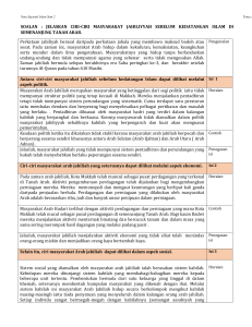 NOTA SEJ ISLAM-TEMA 1