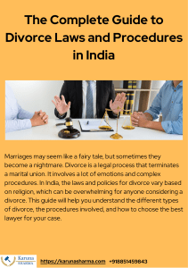 The Complete Guide to Divorce Laws and Procedures in India