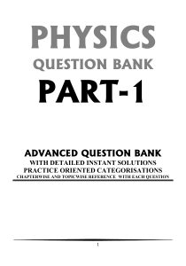 IIT JEE Main Physics Part-1 Question Bank with Instant Explanations Practice Oriented Categorisation Arihant