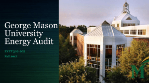 George Mason Energy Audit
