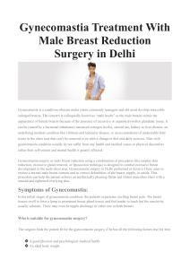 Gynecomastia Treatment With Male Breast Reduction Surgery in Delhi