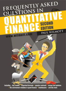 Frequently Asked Questions in Quantitative Finance, Second Edition for interviews