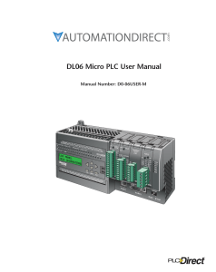 DIRECTSOFT D0 06DR USER MANUAL