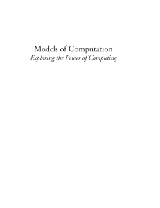 ModelsOfComputation