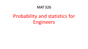 MAT326 Chapter 4 probability v1