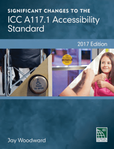 Significant Changes to the Accessiblity Standard A117.1 