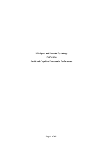 Critically review the high-performance literature and suggest 2 evidenced based ways in which sport psychologist can improve sporting environments for better performance or well-being.