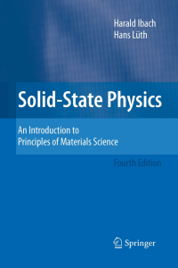  Solid state physics an introduction to principles of materials science