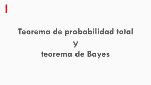 Probabilidad total y Bayes