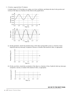 ap14 AP Physics 1 Practice Exam - FRQ #2
