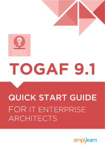TOGAF 9.1 Quick Start Guide 2