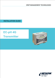 EC-pH 4G Transmitter - Netafim
