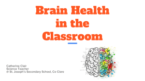 Brain Health in the Classroom Slides