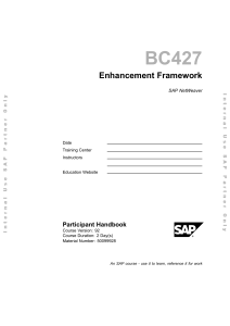 BC427-EN-Col92 Enhancement Framework
