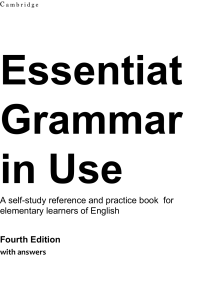 431 5- Essential Grammar in Use. Murphy R. 4-ed, 2015