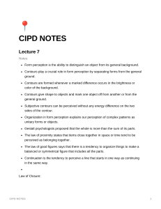 CIPD Notes