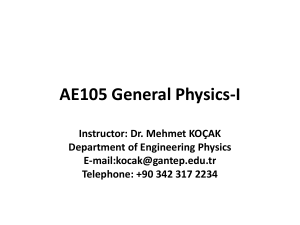1                                  AE105 Introduction