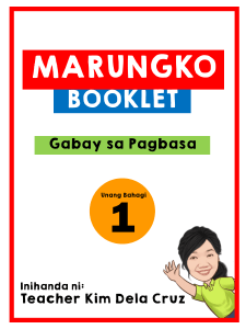 Marungko Booklet 1