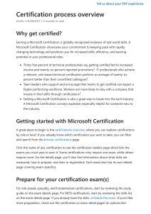 Microsoft Certifications PDF