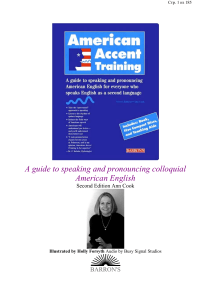 Barrons's American Accent Training