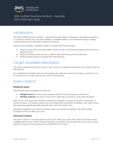 AWS Solutions Architect Associate Exam Guide (SAA-C03)