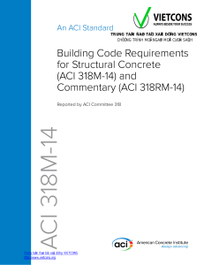 ACI 318M-14 Structural Concrete Building Code