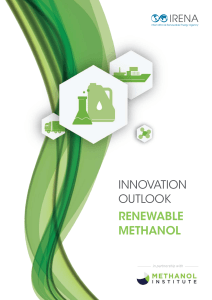 IRENA Innovation Renewable Methanol 2021