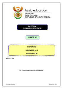 History P2 Nov 2015 Memo Eng