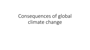 L2-Consequences of global climate change