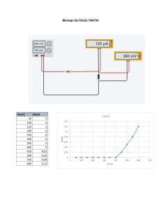 Montaje del Diodo 1N4154
