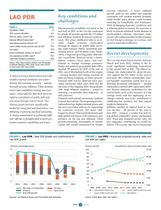 Lao Growth - World Bank Break Down