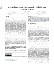 Aergia: Federated Learning with Heterogeneous Clients