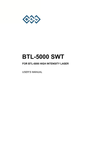 BTL-5000 SWT - Manual de Usuario