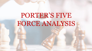 Porter's five force analysis